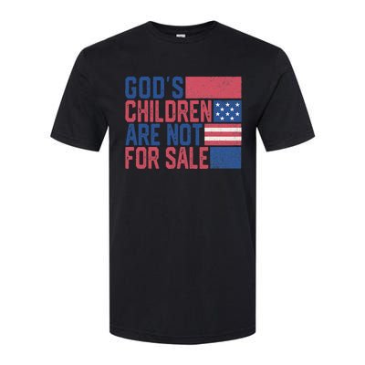 Gods Children Are Not For Sale Funny Quote Softstyle CVC T-Shirt