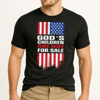 Gods Children Are Not For Sale American Flag Performance Shirt