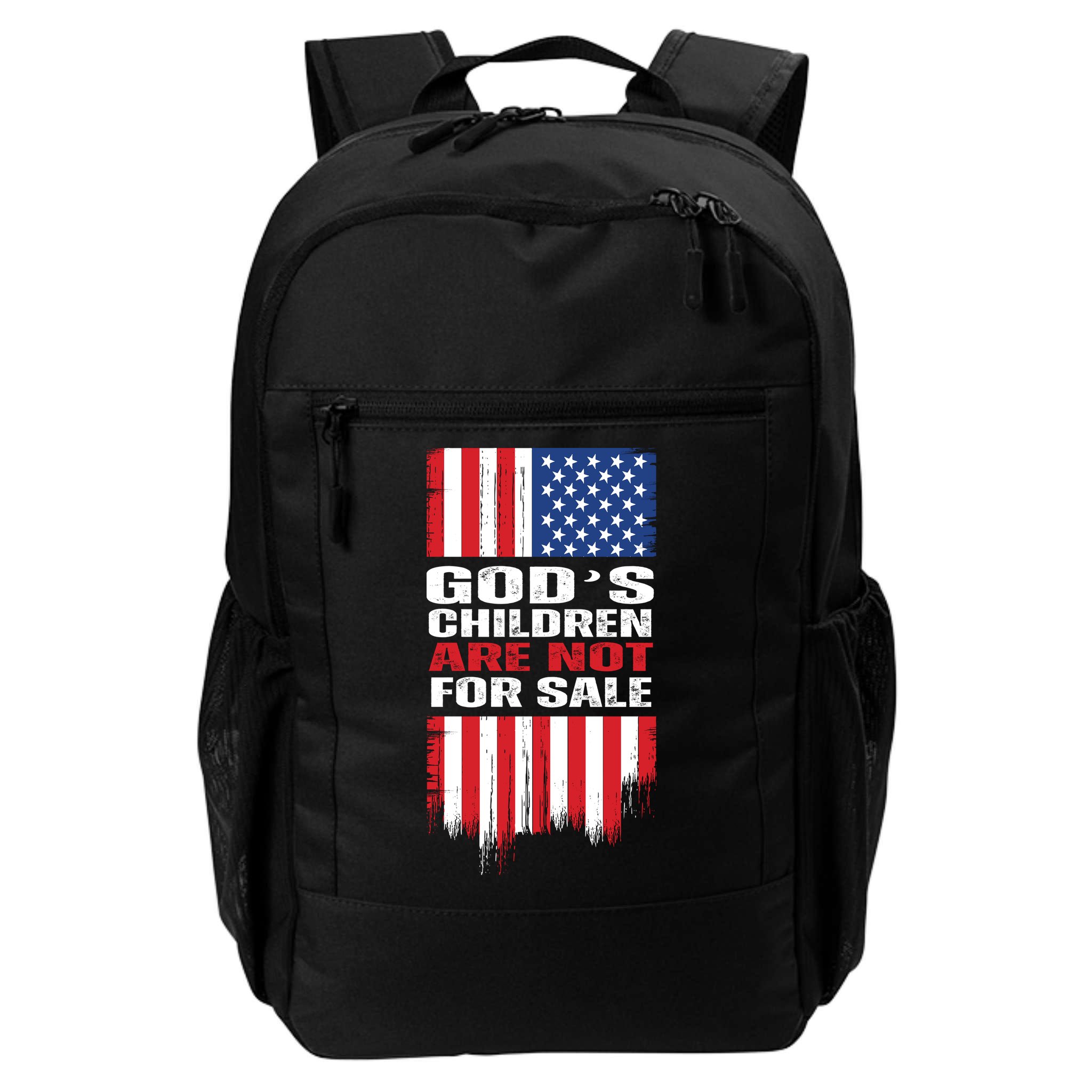 Gods Children Are Not For Sale American Flag Backpack