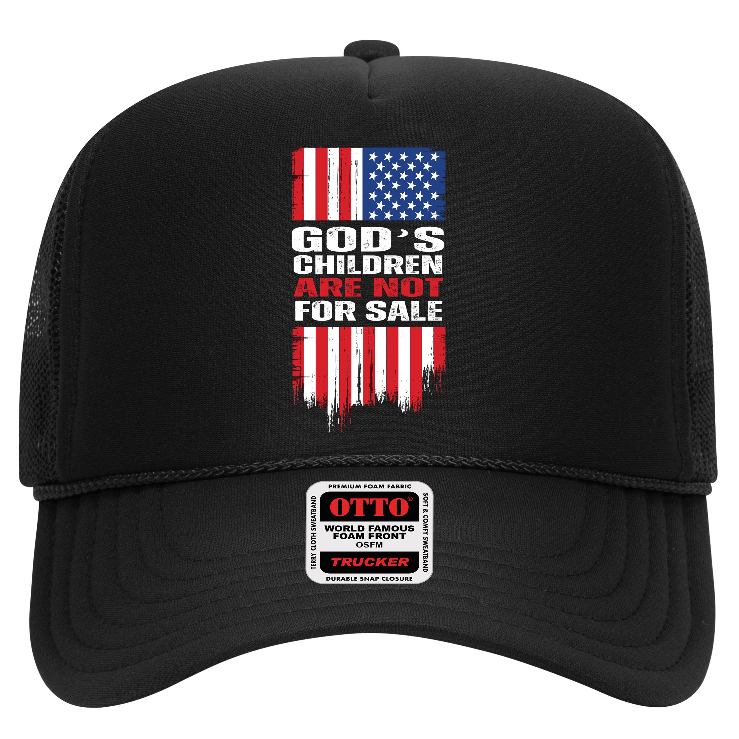 Gods Children Are Not For Sale American Flag Hat