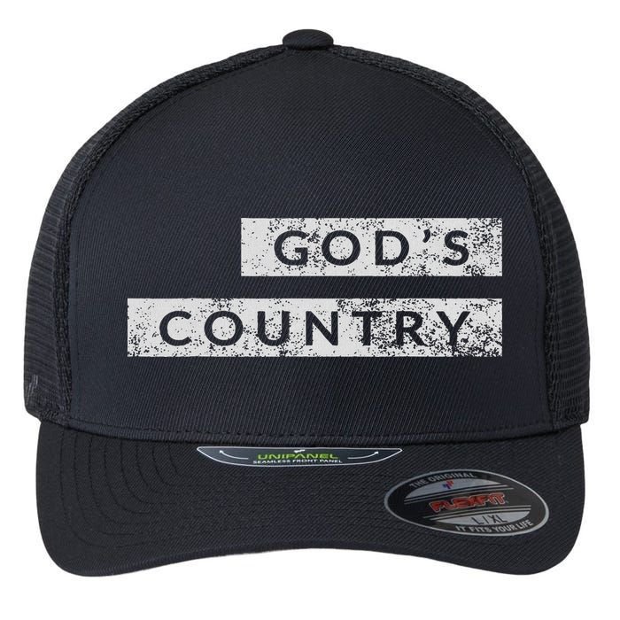 God's Country American Blake Concert Flexfit Unipanel Trucker Cap