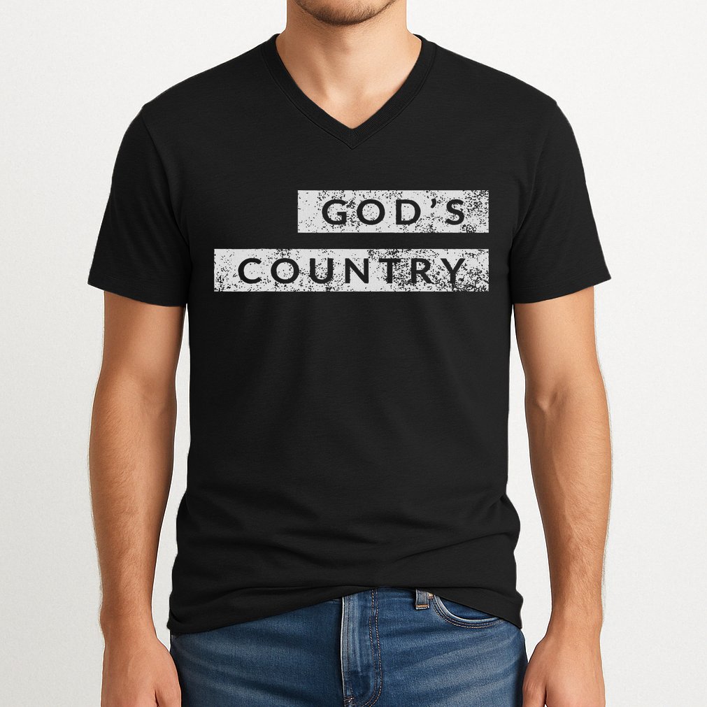 God's Country American Blake Concert V-Neck T-Shirt