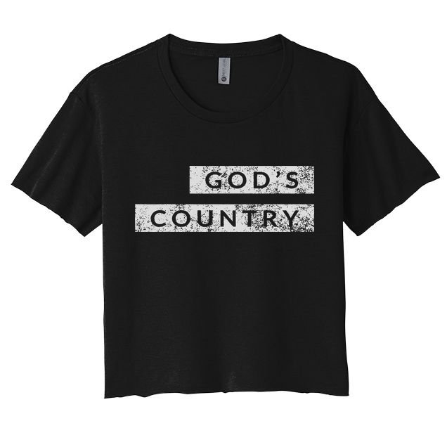 God's Country American Blake Concert Crop Top