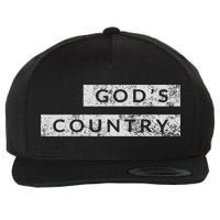 God's Country American Blake Concert Wool Snapback Cap
