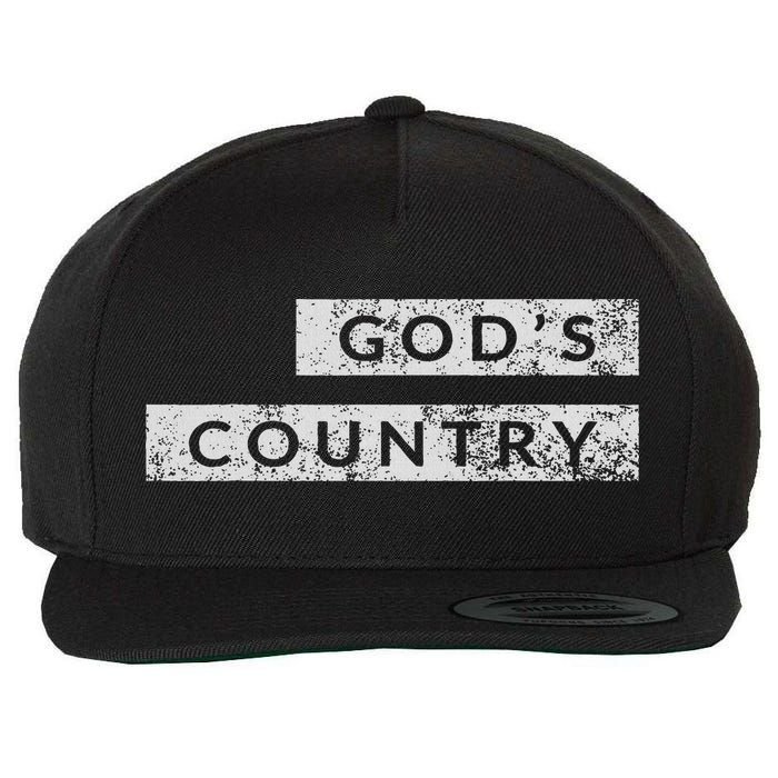 God's Country American Blake Concert Wool Snapback Cap