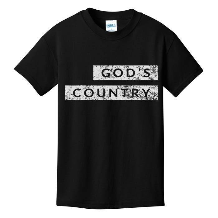 God's Country American Blake Concert Kids T-Shirt