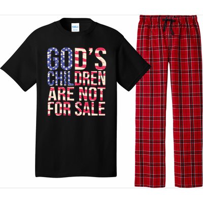 Gods Children Are Not For Sale USA Style Pajama Set