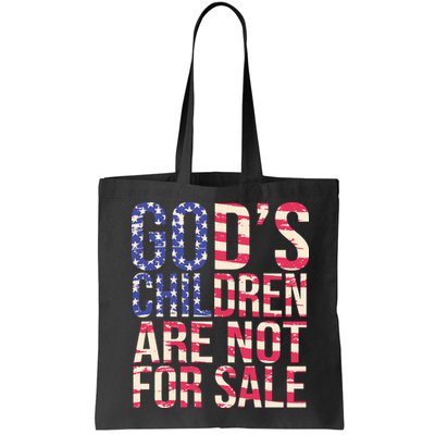 Gods Children Are Not For Sale USA Style Bag