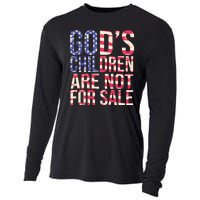 Gods Children Are Not For Sale USA Style Cooling Performance Long Sleeve Crew