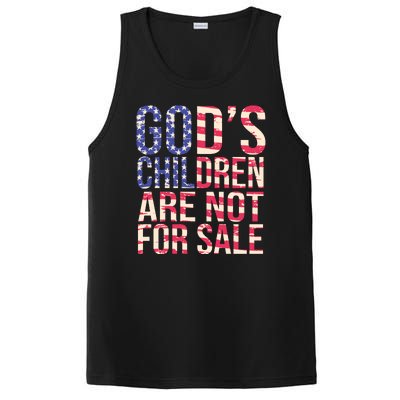 Gods Children Are Not For Sale USA Style PosiCharge Competitor Tank