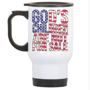 Gods Children Are Not For Sale USA Style Stainless Steel Travel Mug