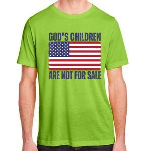 Gods Children Are Not For Sale Funny Political Adult ChromaSoft Performance T-Shirt