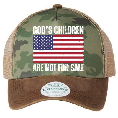 Gods Children Are Not For Sale Funny Political Legacy Tie Dye Trucker Hat