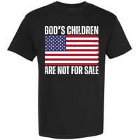 Gods Children Are Not For Sale Funny Political Garment-Dyed Heavyweight T-Shirt