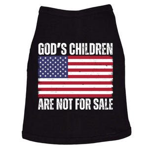 Gods Children Are Not For Sale Funny Political Doggie Tank