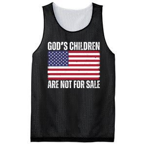 Gods Children Are Not For Sale Funny Political Mesh Reversible Basketball Jersey Tank