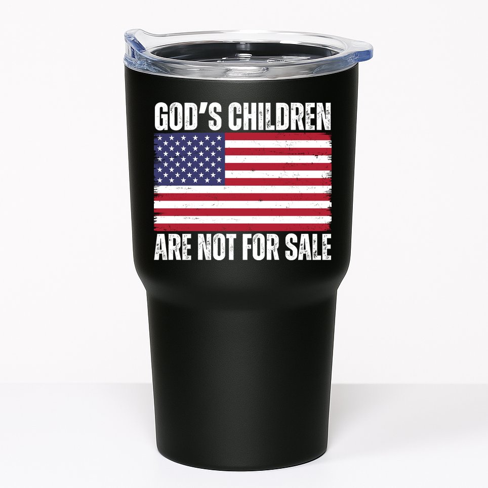 Gods Children Are Not For Sale Funny Political Tumbler