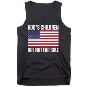 Gods Children Are Not For Sale Funny Political Tank Top