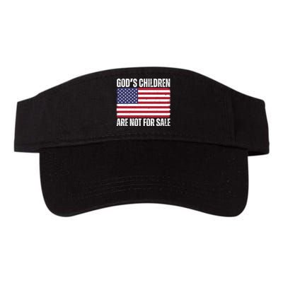 Gods Children Are Not For Sale Funny Political Valucap Bio-Washed Visor