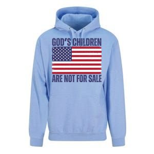 Gods Children Are Not For Sale Funny Political Unisex Surf Hoodie