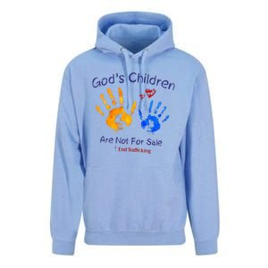 God's Children Are Not For Sale Hand Prints Unisex Surf Hoodie