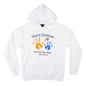 God's Children Are Not For Sale Hand Prints Hoodie