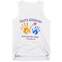 God's Children Are Not For Sale Hand Prints Tank Top