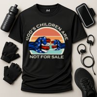 Gods Children Are Not For Sale Politcal USA Performance Shirt