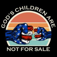 Gods Children Are Not For Sale Politcal USA Performance Shirt
