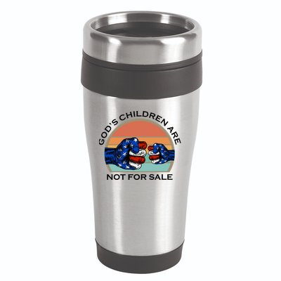 Gods Children Are Not For Sale Politcal USA 16oz Travel Tumbler