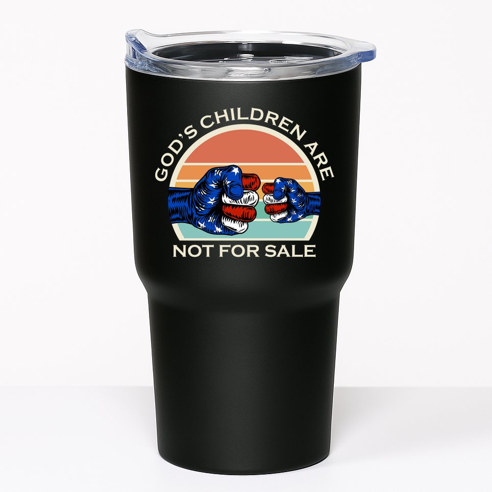Gods Children Are Not For Sale Politcal USA Tumbler