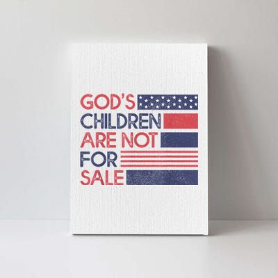 Gods Children Are Not For Sale Canvas