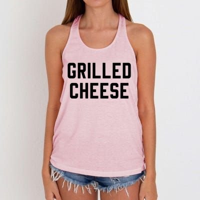 Grilled Cheese And Tomato Soup Matching Costumes For Couples Gift Women's Knotted Racerback Tank