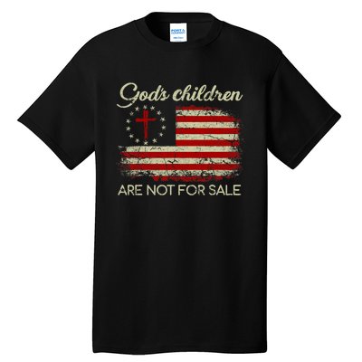 Gods Children Are Not For Sale Funny Quote Gods Children Tall T-Shirt