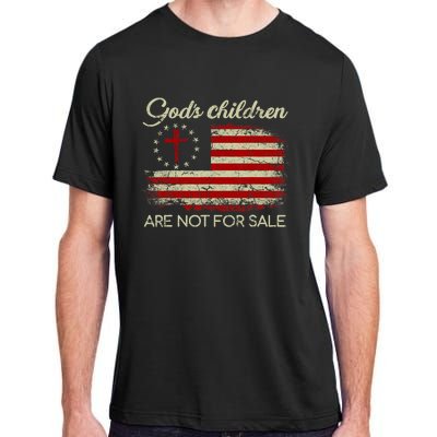 Gods Children Are Not For Sale Funny Quote Gods Children Adult ChromaSoft Performance T-Shirt