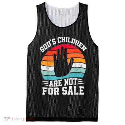 Gods Children Are Not For Sale End Human Trafficking Human Rights Mesh Reversible Basketball Jersey Tank