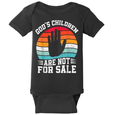 Gods Children Are Not For Sale End Human Trafficking Human Rights Baby Bodysuit