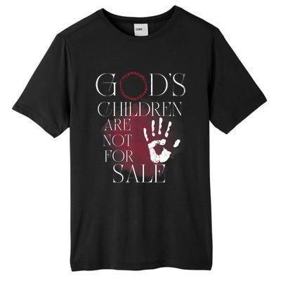 Gods Children Are Not For Sale For Children Family Tall Fusion ChromaSoft Performance T-Shirt