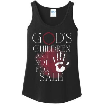 Gods Children Are Not For Sale For Children Family Ladies Essential Tank