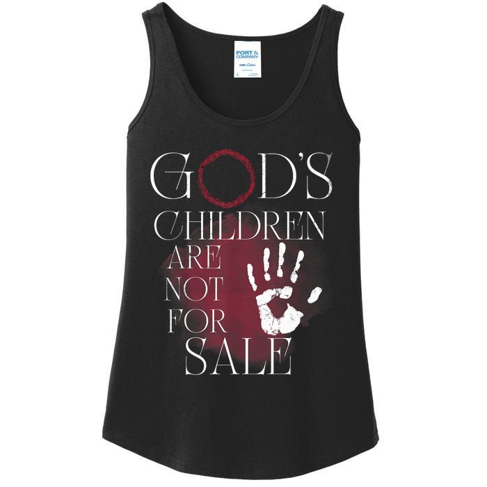 Gods Children Are Not For Sale For Children Family Ladies Essential Tank