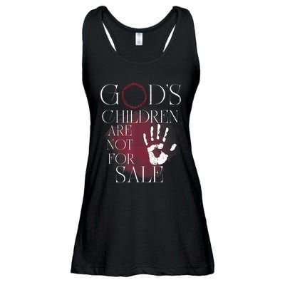 Gods Children Are Not For Sale For Children Family Ladies Essential Flowy Tank