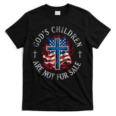 Gods Children Are Not For Sale Shirts Cross Christian T-Shirt