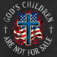 Gods Children Are Not For Sale Shirts Cross Christian Adult Drive Performance Visor
