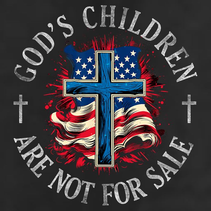 Gods Children Are Not For Sale Shirts Cross Christian Adult Drive Performance Visor