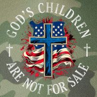 Gods Children Are Not For Sale Cross Christian Legacy Tie Dye Trucker Hat