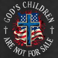 Gods Children Are Not For Sale Cross Christian Cool Comfort Performance Bucket Hat