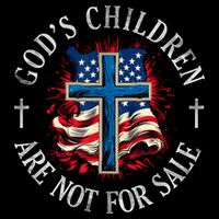 Gods Children Are Not For Sale Cross Christian Mug