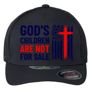 Gods Children Are Not For Sale Stop Human Trafficking Human Rights Flexfit Unipanel Trucker Cap