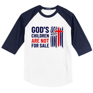 Gods Children Are Not For Sale Stop Human Trafficking Human Rights Baseball Sleeve Shirt