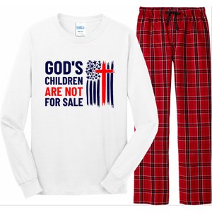 Gods Children Are Not For Sale Stop Human Trafficking Human Rights Long Sleeve Pajama Set